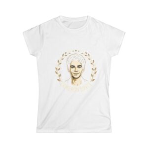 Women's Tee — Minimal Portrait Laurel Graphic